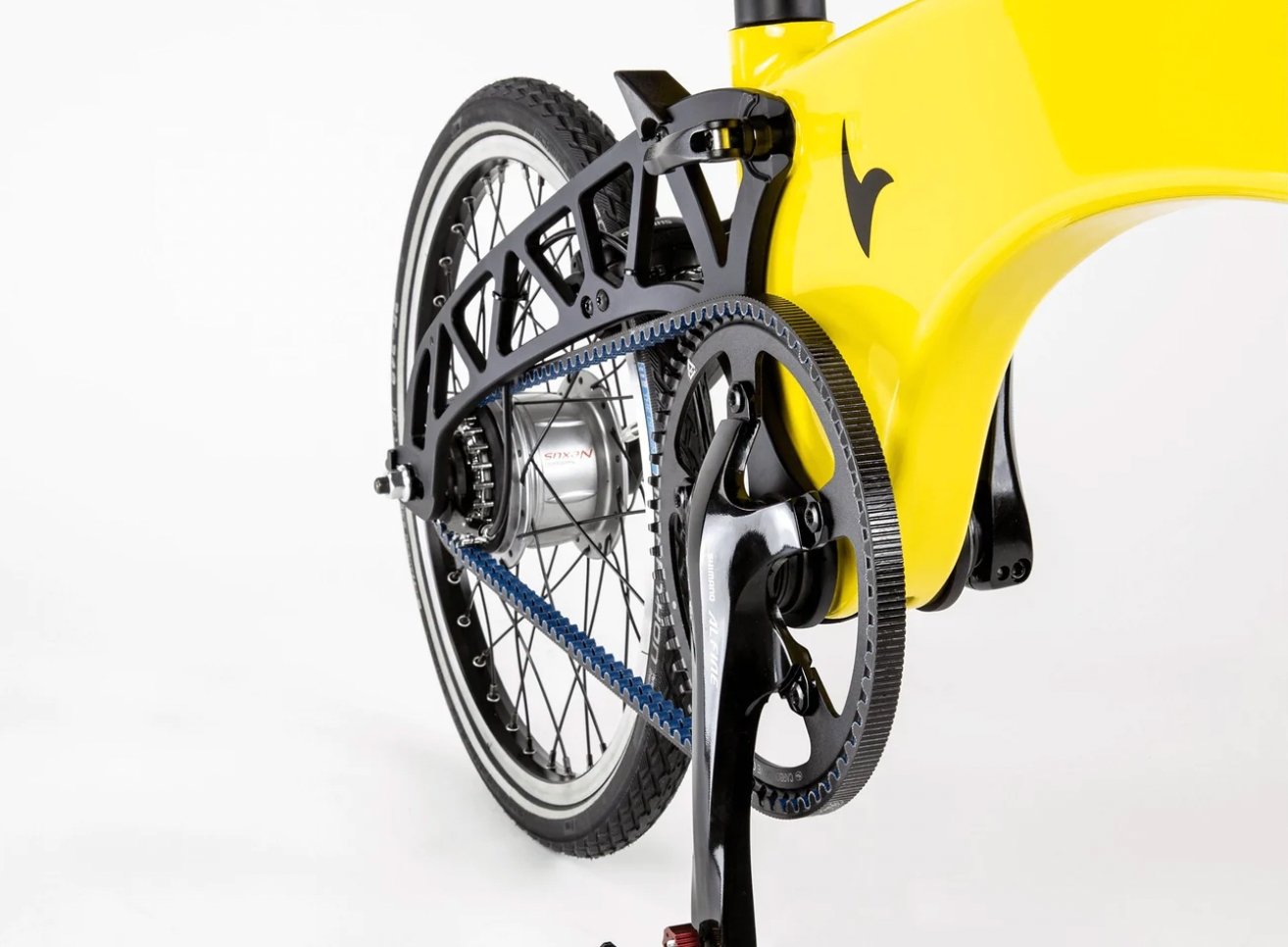 Belt driven folding bike on sale